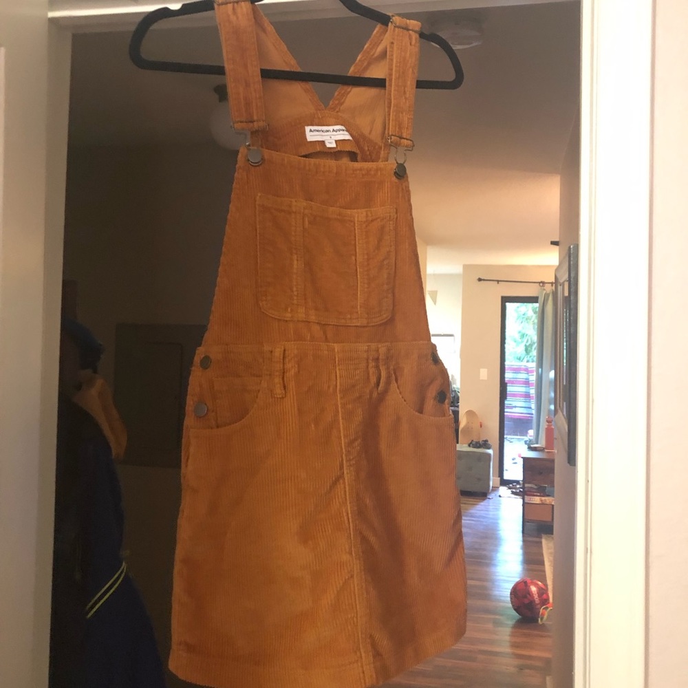 American Apparel corduroy jumper